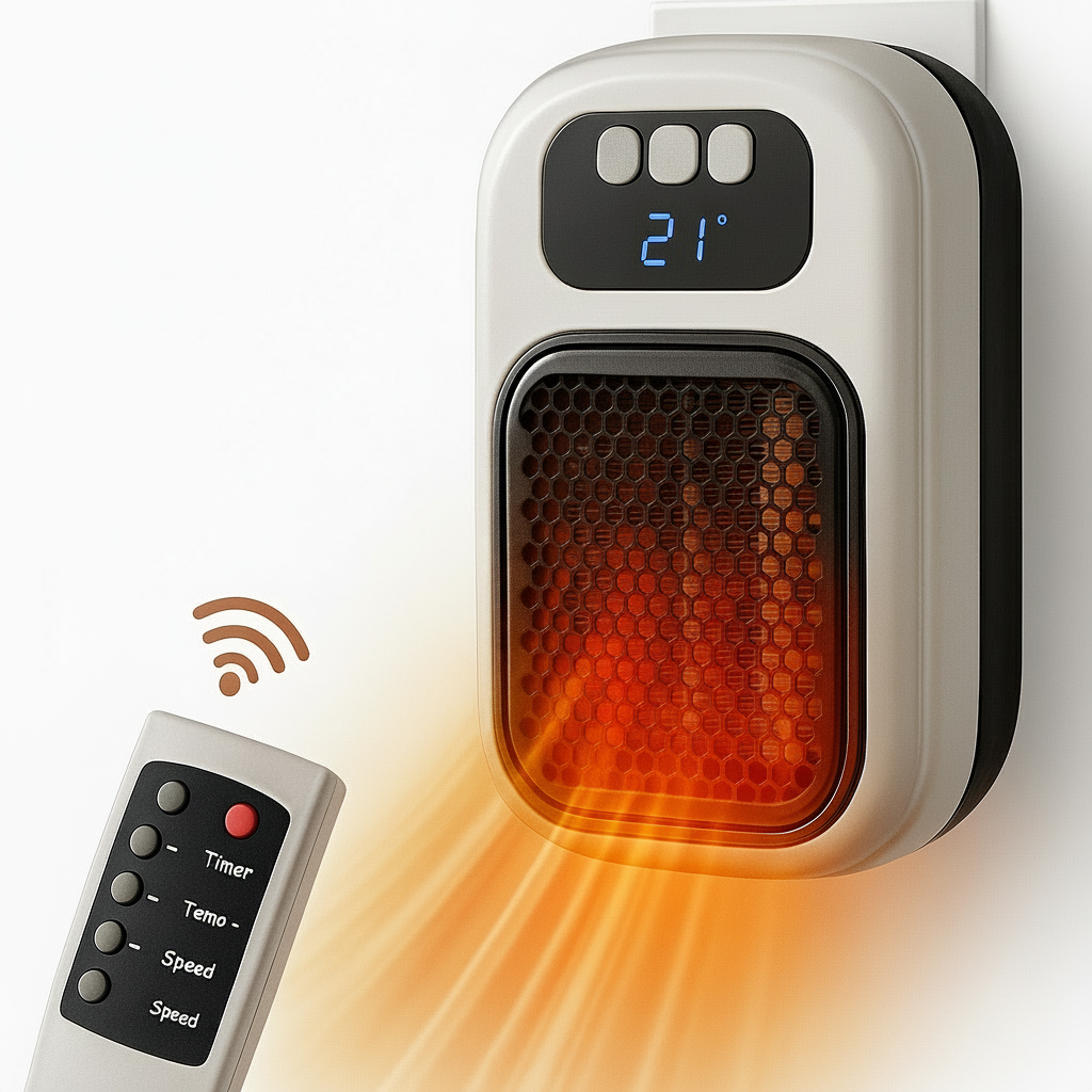 Mini Wandkachel met Afstandsbediening