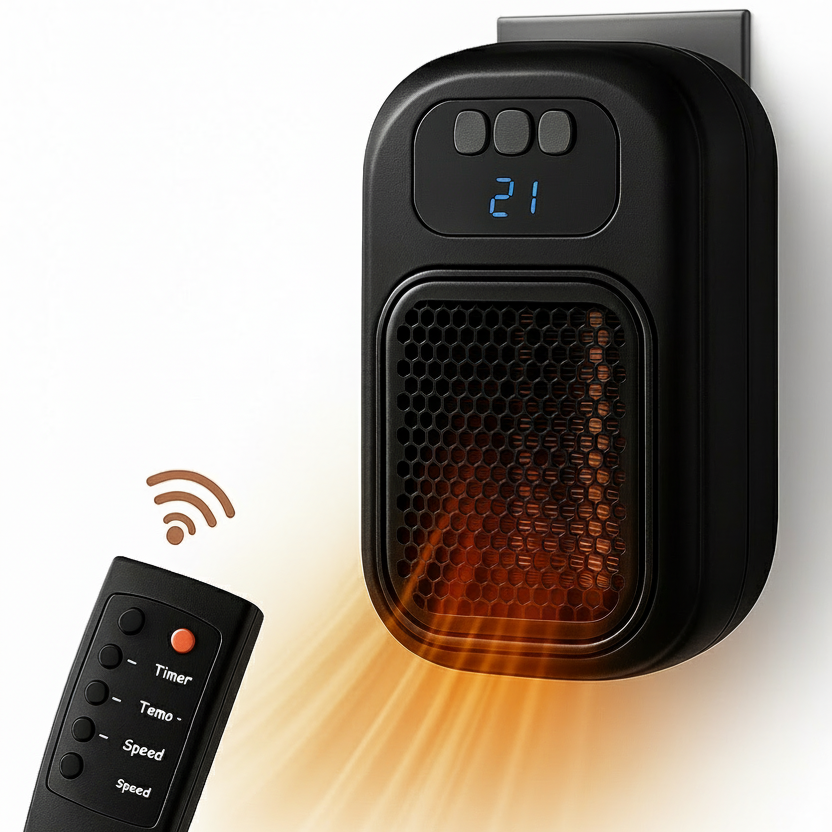 Mini Wandkachel met Afstandsbediening