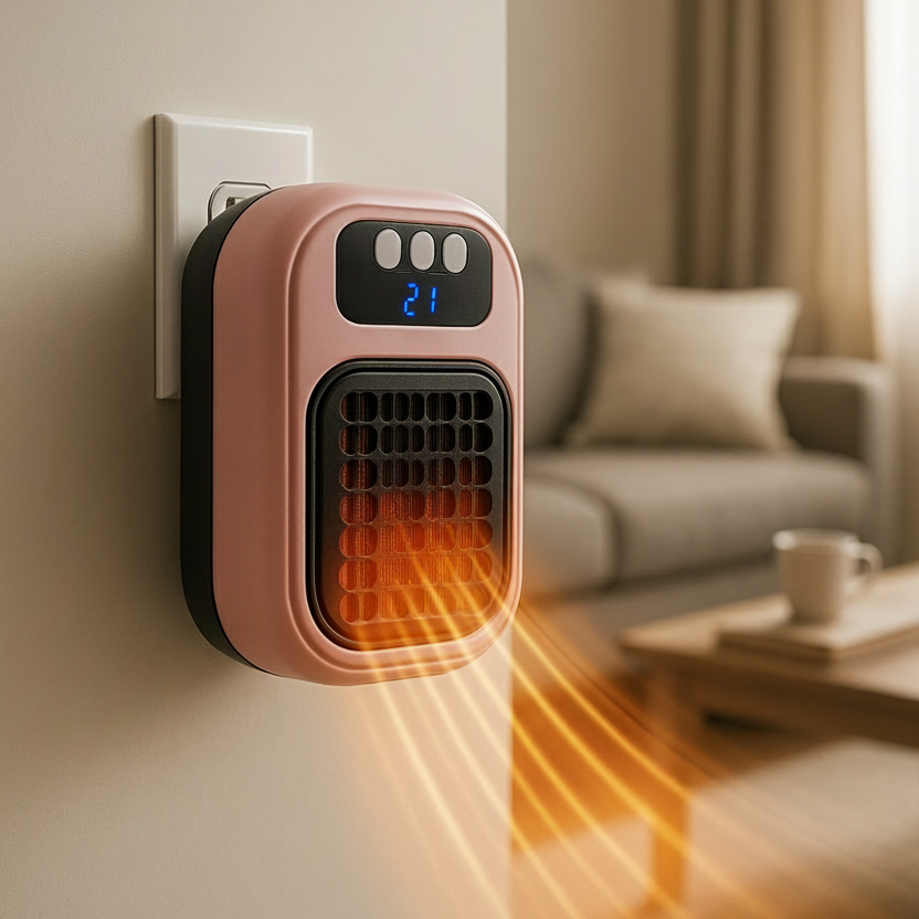 Mini Wandkachel met Afstandsbediening