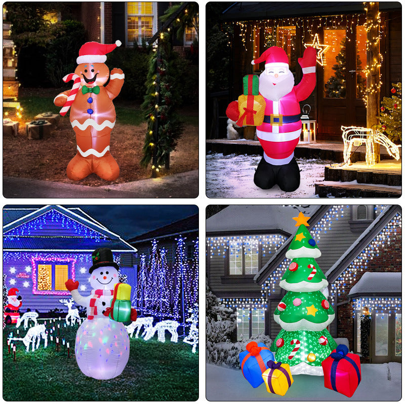 Kerst opblaasbare tuin decoratie LED