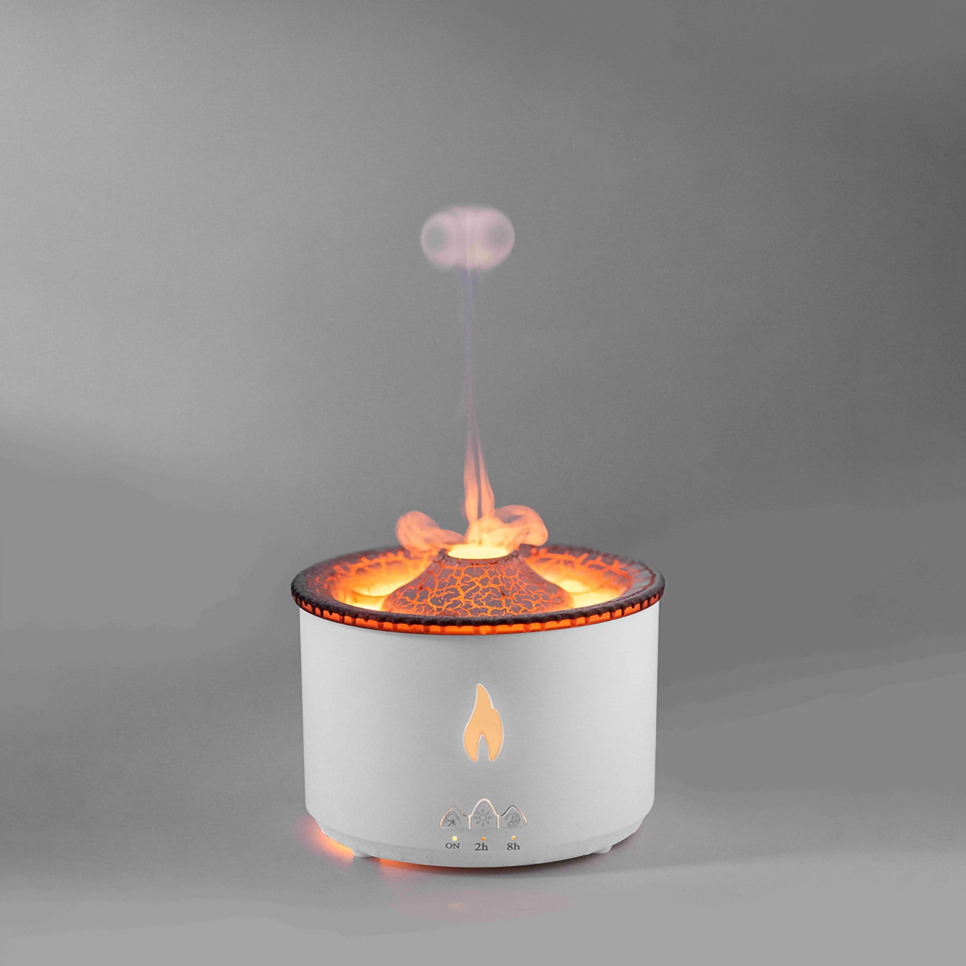 Aroma Diffuser met Vlam- en Kwaleffect – Stille Luchtbevochtiger 350 ml